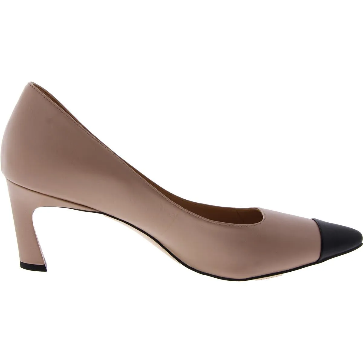 27 Edit Womens Mara Leather Pointed Toe Pumps