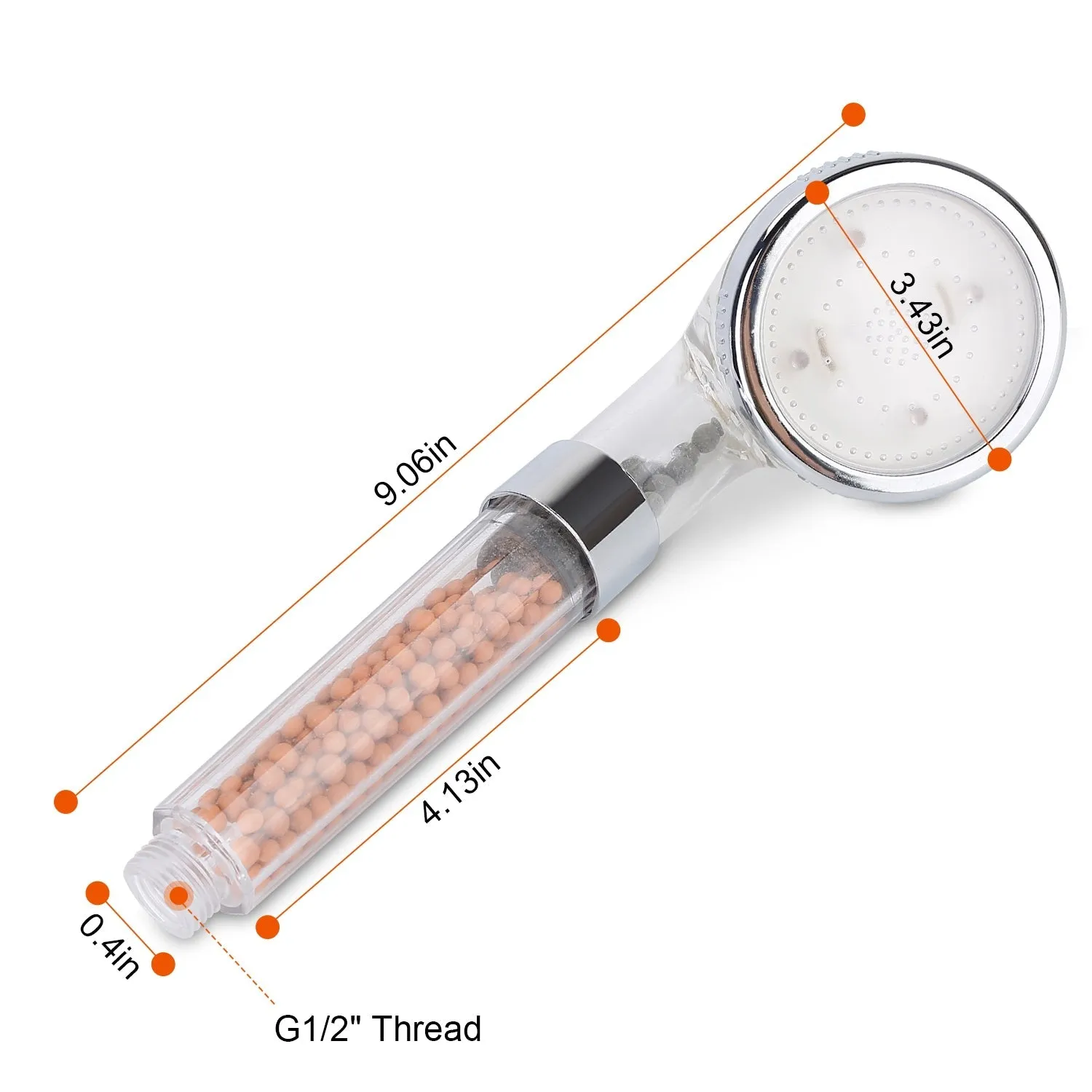 7 Color Changing Light Handheld Shower Head