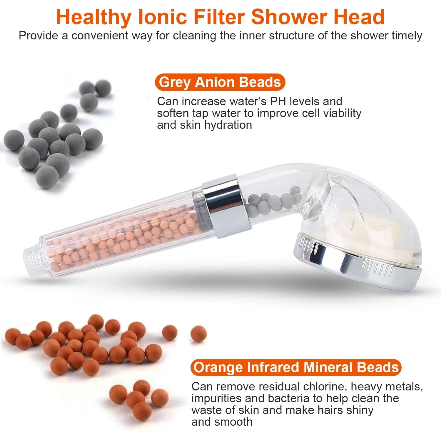 7 Color Changing Light Handheld Shower Head