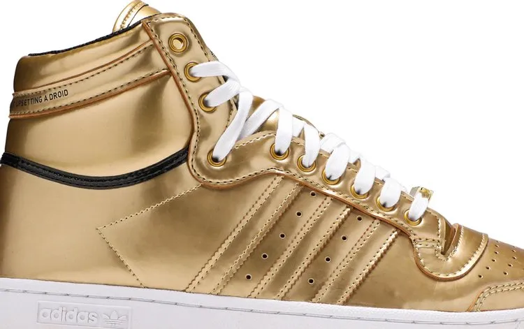 Adidas Star Wars x Top Ten Hi 'C-3PO' Sneakers, Gold