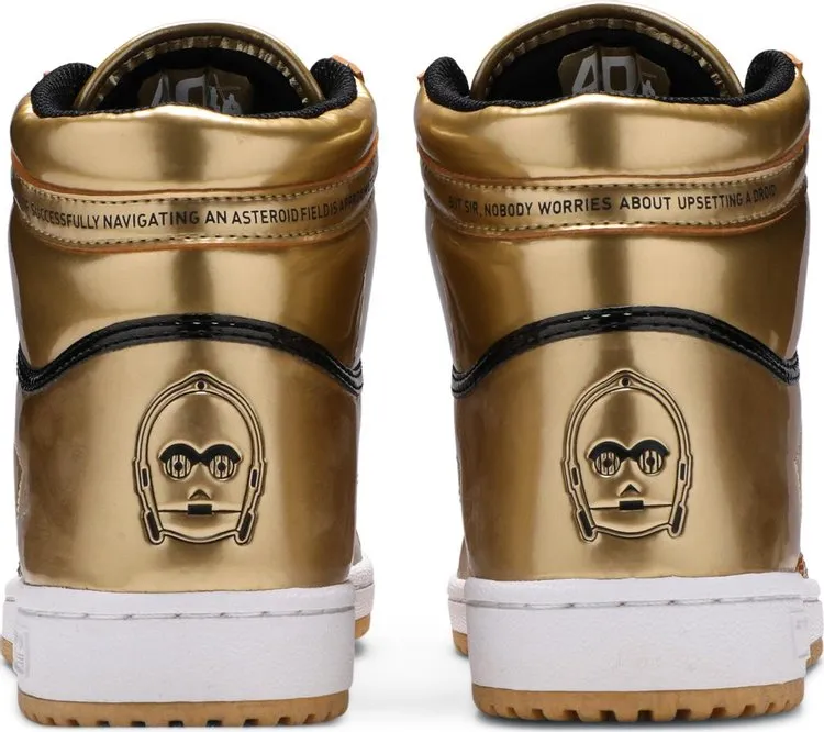 Adidas Star Wars x Top Ten Hi 'C-3PO' Sneakers, Gold