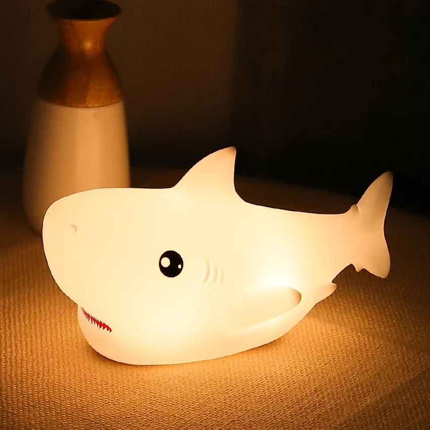 Adorable Color Changing Shark Lamp