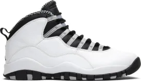 Air Jordan 10 Retro Steel 2013, white