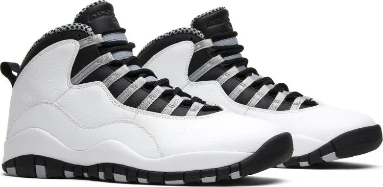 Air Jordan 10 Retro Steel 2013, white