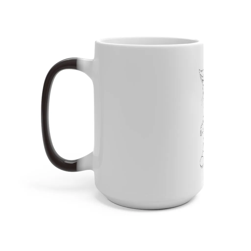 Angry Cat Color Changing Mug