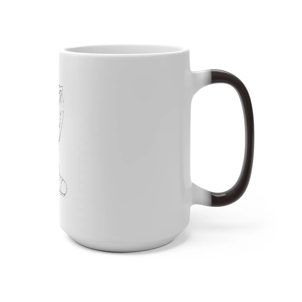 Angry Cat Color Changing Mug