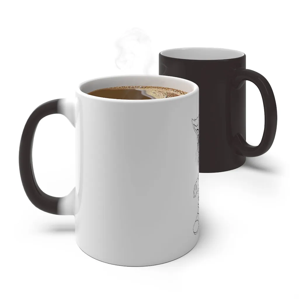 Angry Cat Color Changing Mug