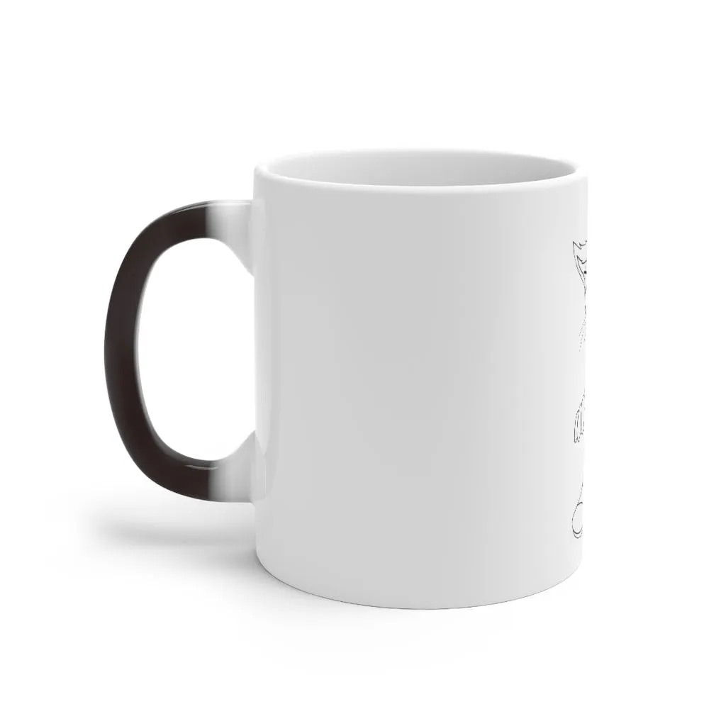 Angry Cat Color Changing Mug