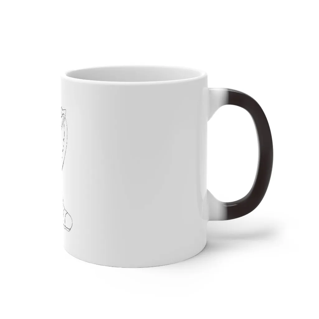 Angry Cat Color Changing Mug