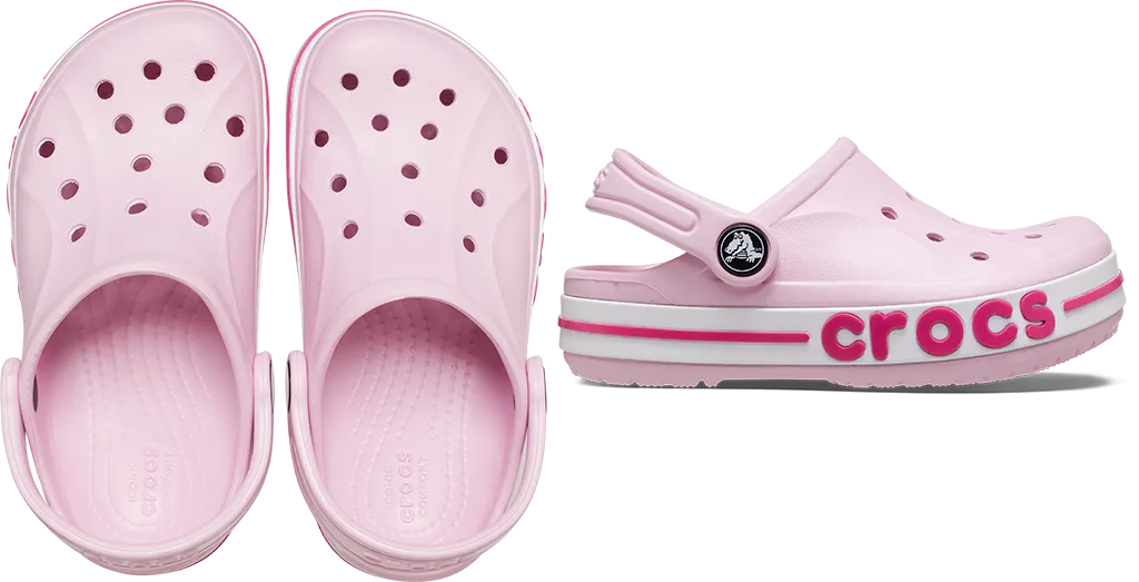 Authentic Crocs Bayaband Clog for Kids - Pink