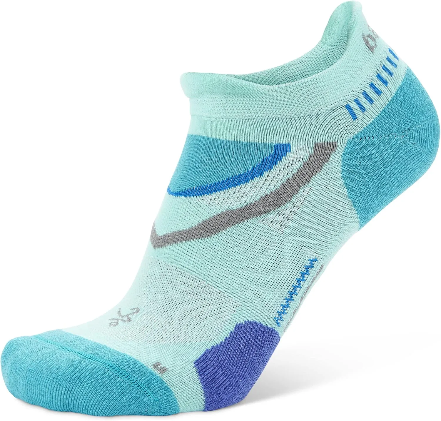 Balega UltraGlide Friction-Free No-Show Running Socks for Men and Women (1 Pair)