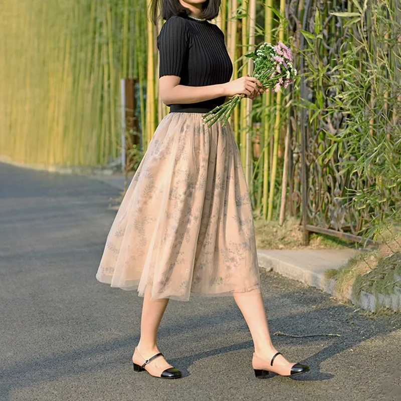 Chic Style Square Toe Mary Jane Shoes with Colour Blocking