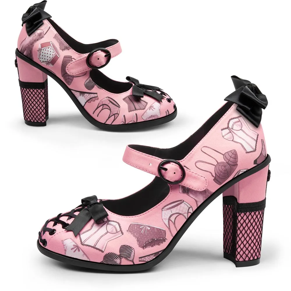 Chocolaticas® High Heels Lingerie Women's Mary Jane Pump