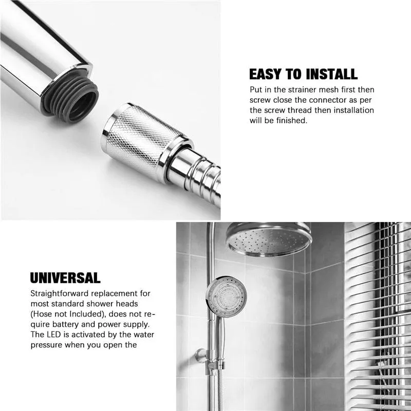 Color Changing Shower Head Led Light Glowing Automatic Color Changing