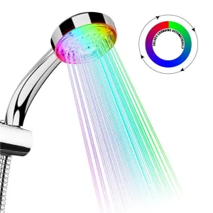Color Changing Shower Head Led Light Glowing Automatic Color Changing