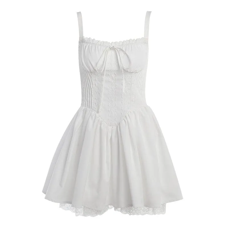 Corset Lace Mini Dress