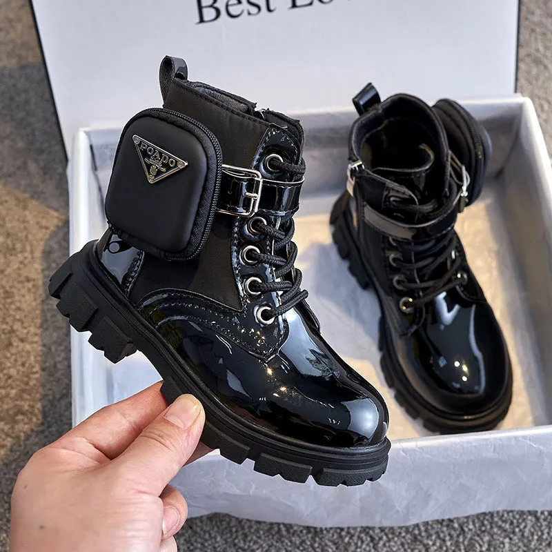 Girl's Poado Chelsea Midi Boots