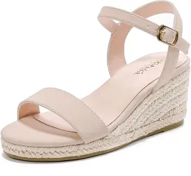 Girls Wedge Sandals Platform Espadrille Open Toe Dressy Sandals Summer Girls Heel Little Big Kid