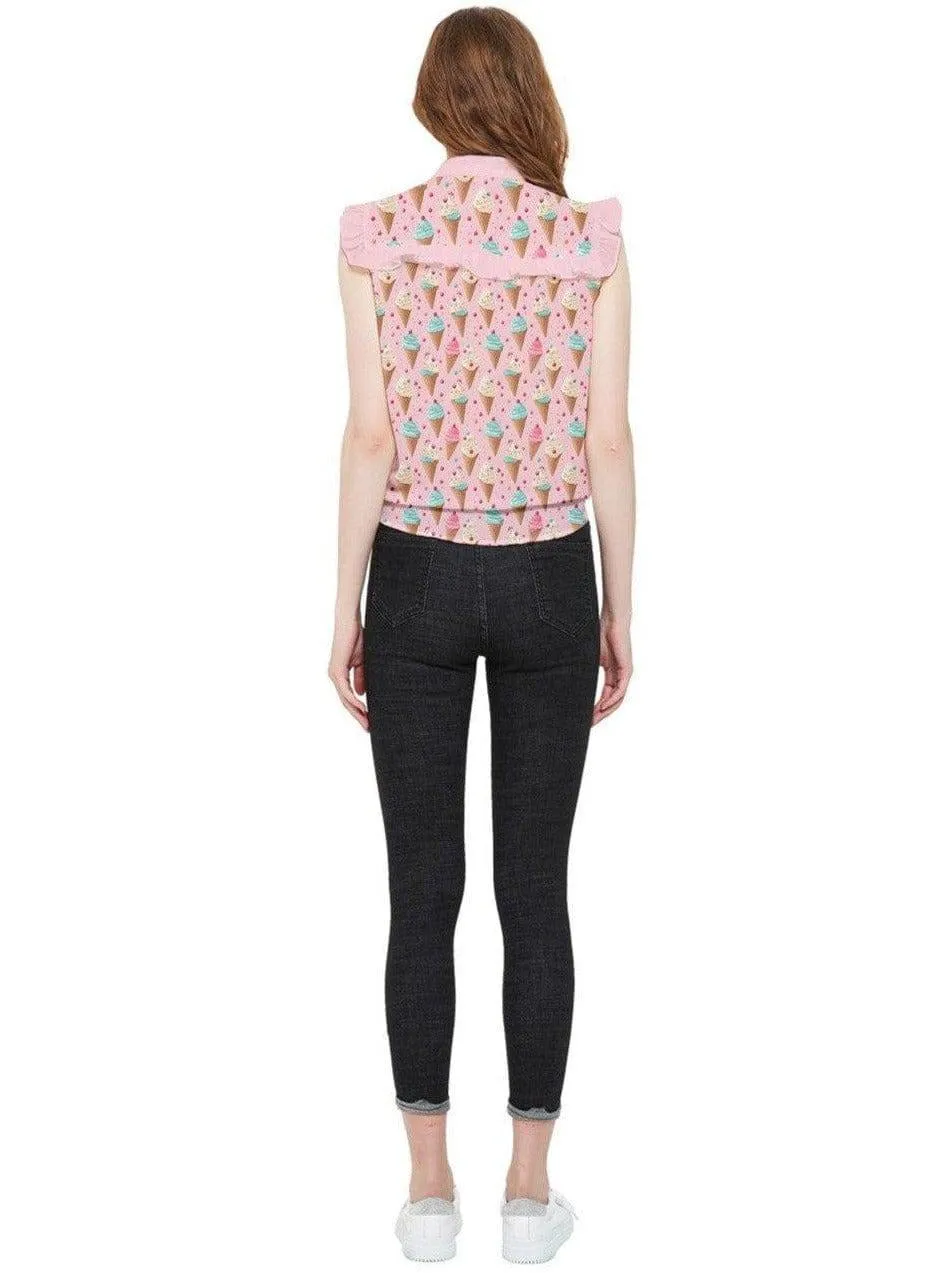 Ice Cream Sprinkles Ladies Top