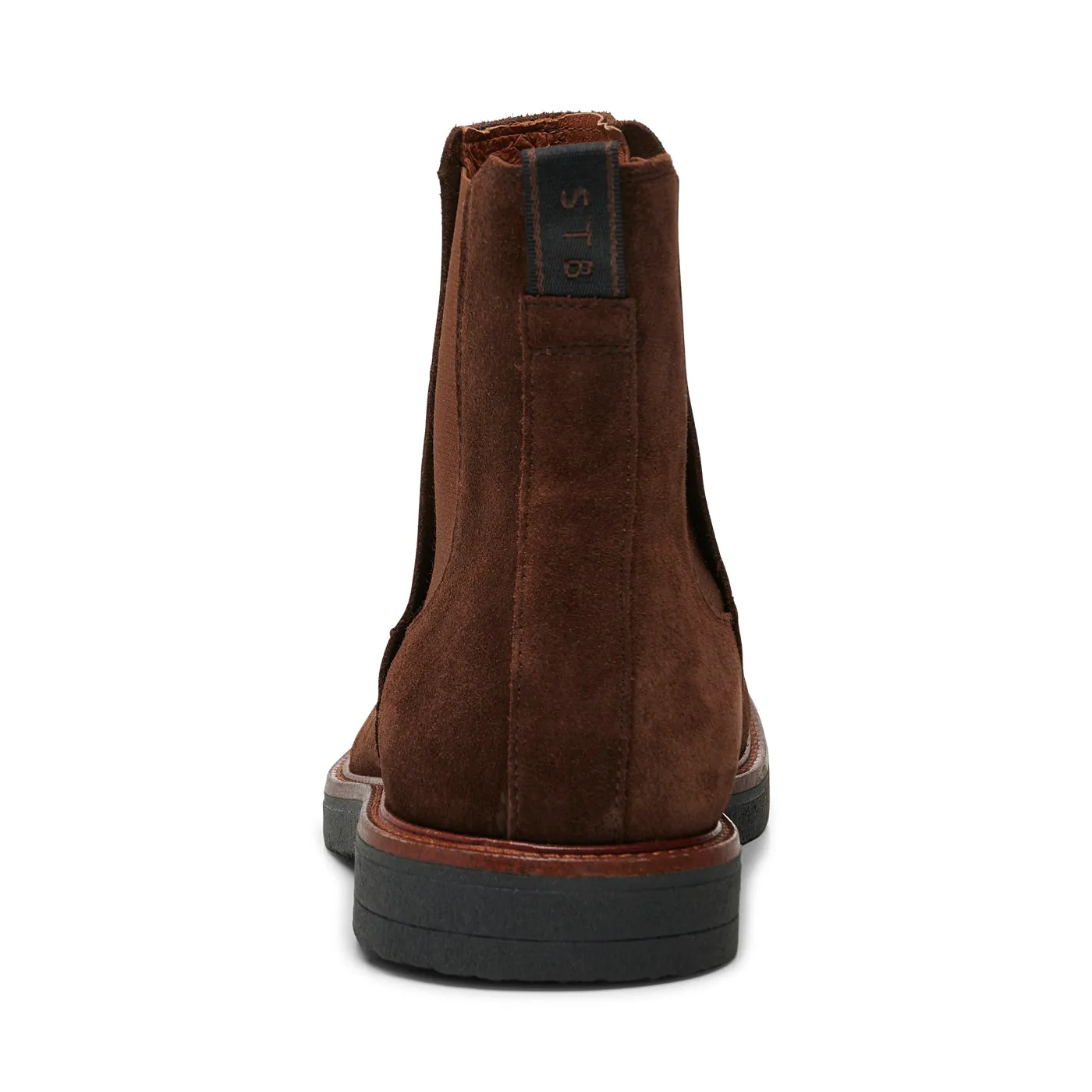 Kip chelsea boot suede - CHOCOLATE