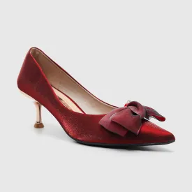 Pointy Toe Pumps Red
