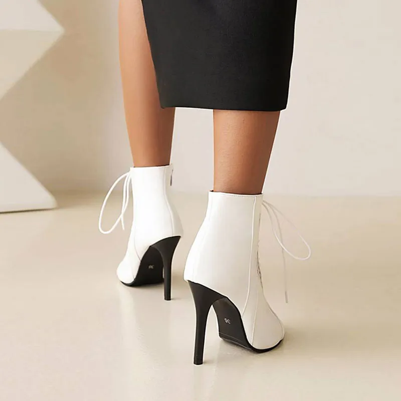 QIQI Women's 10cm Rubber Sole Heel Jazz Shoes Dance High Heeled Boots