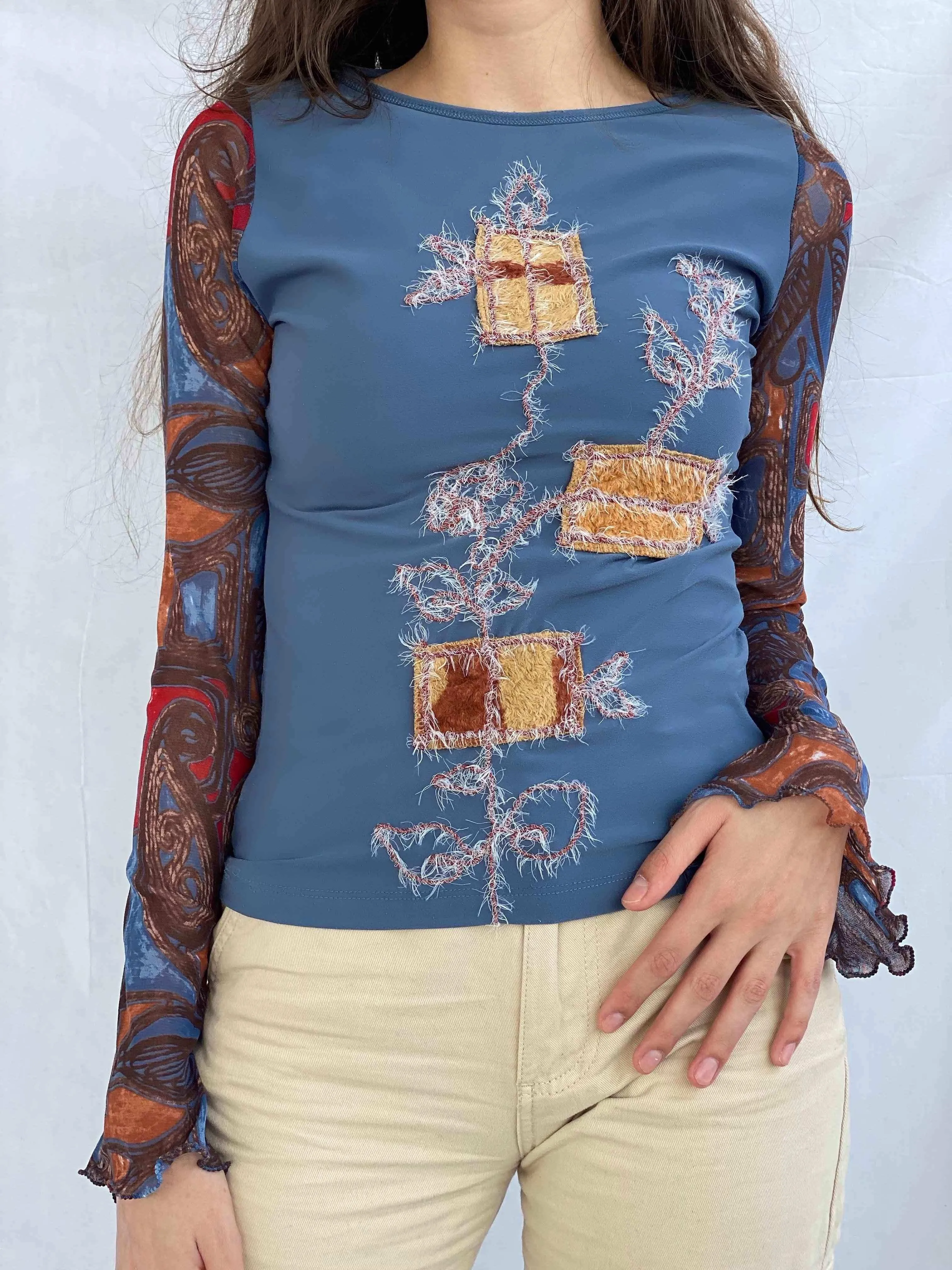 RARE Save The Queen Semi Mesh Top