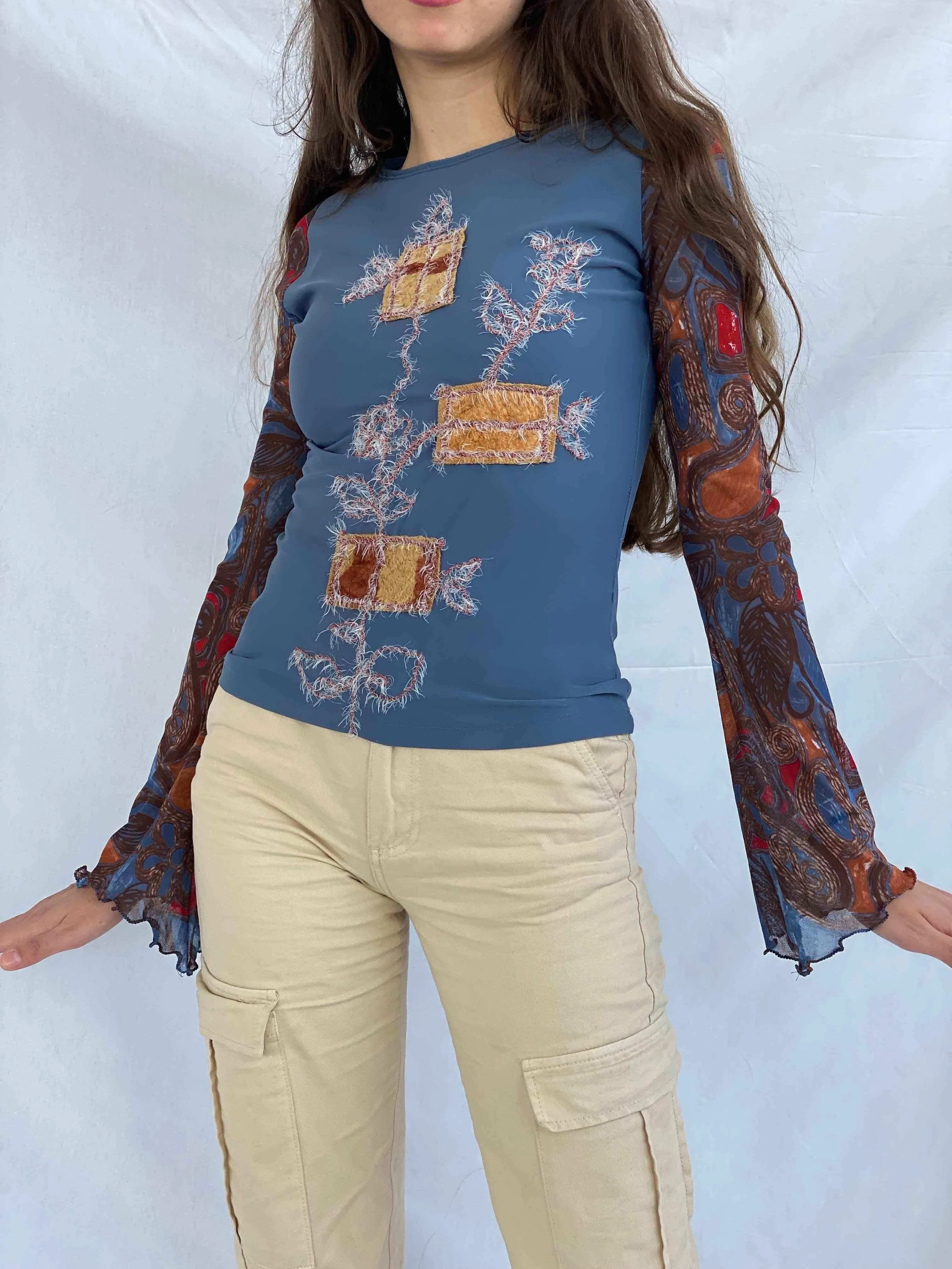 RARE Save The Queen Semi Mesh Top