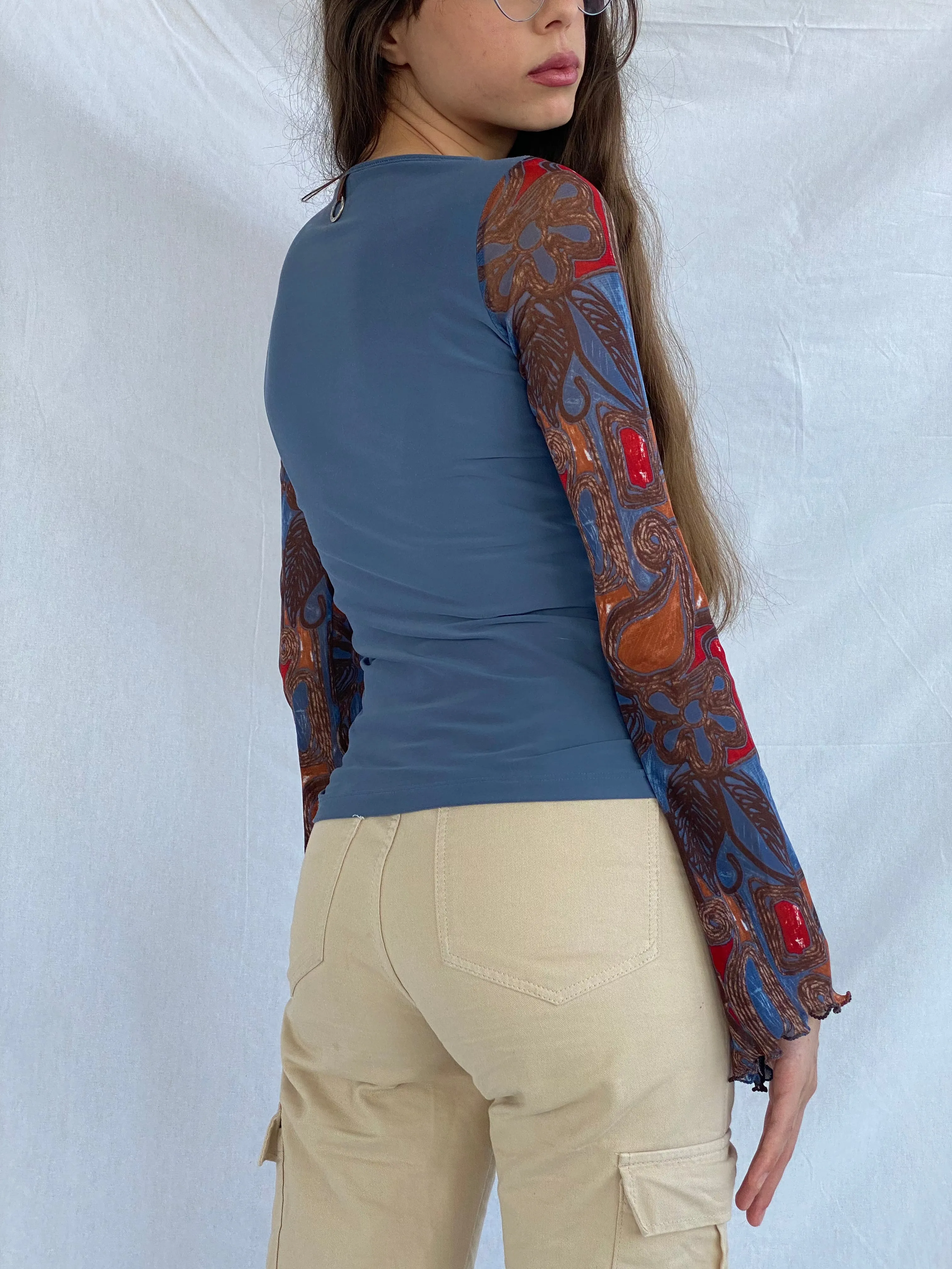 RARE Save The Queen Semi Mesh Top