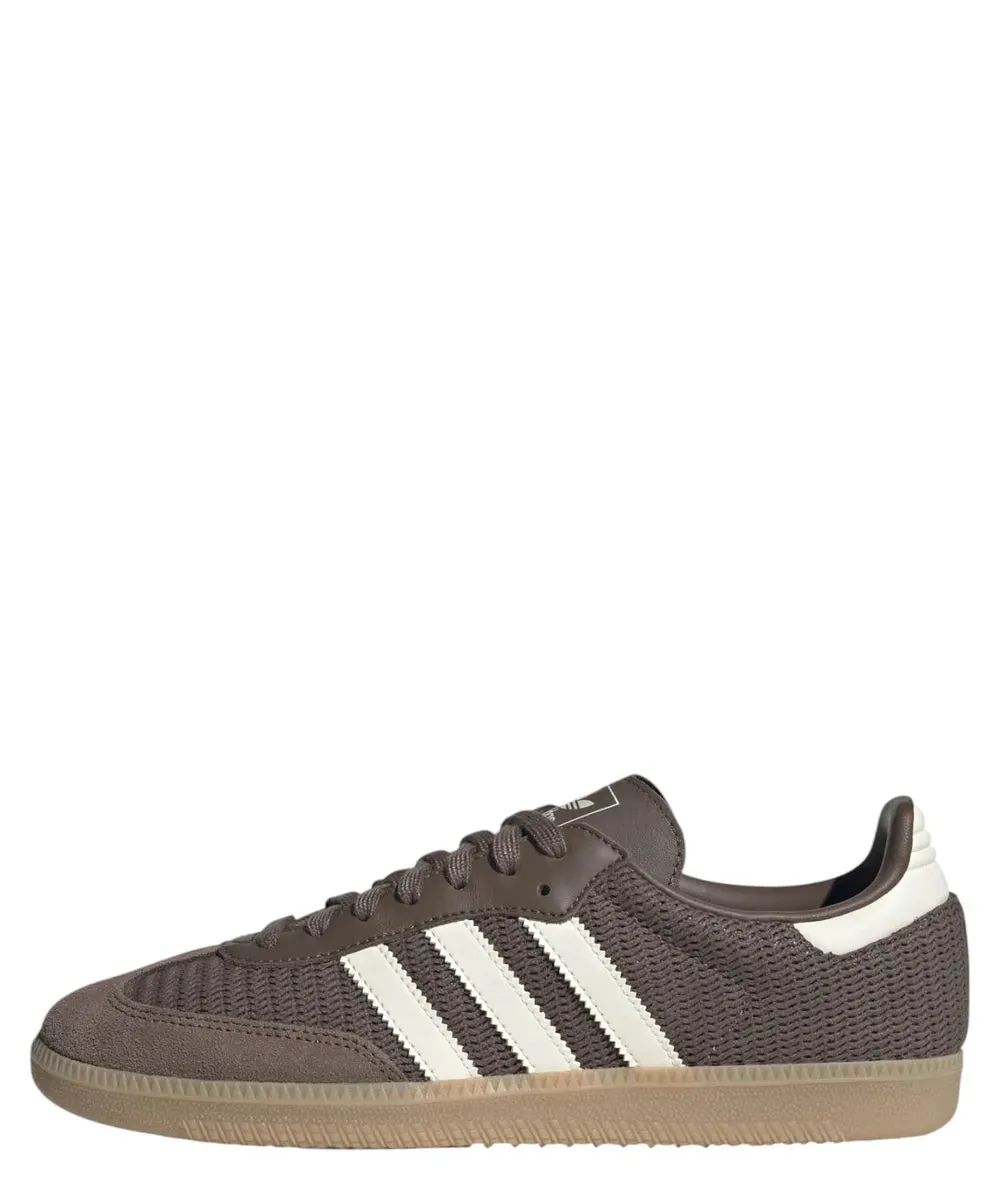 Sneaker Adidas Samba OG Marroni in Mesh e Suede