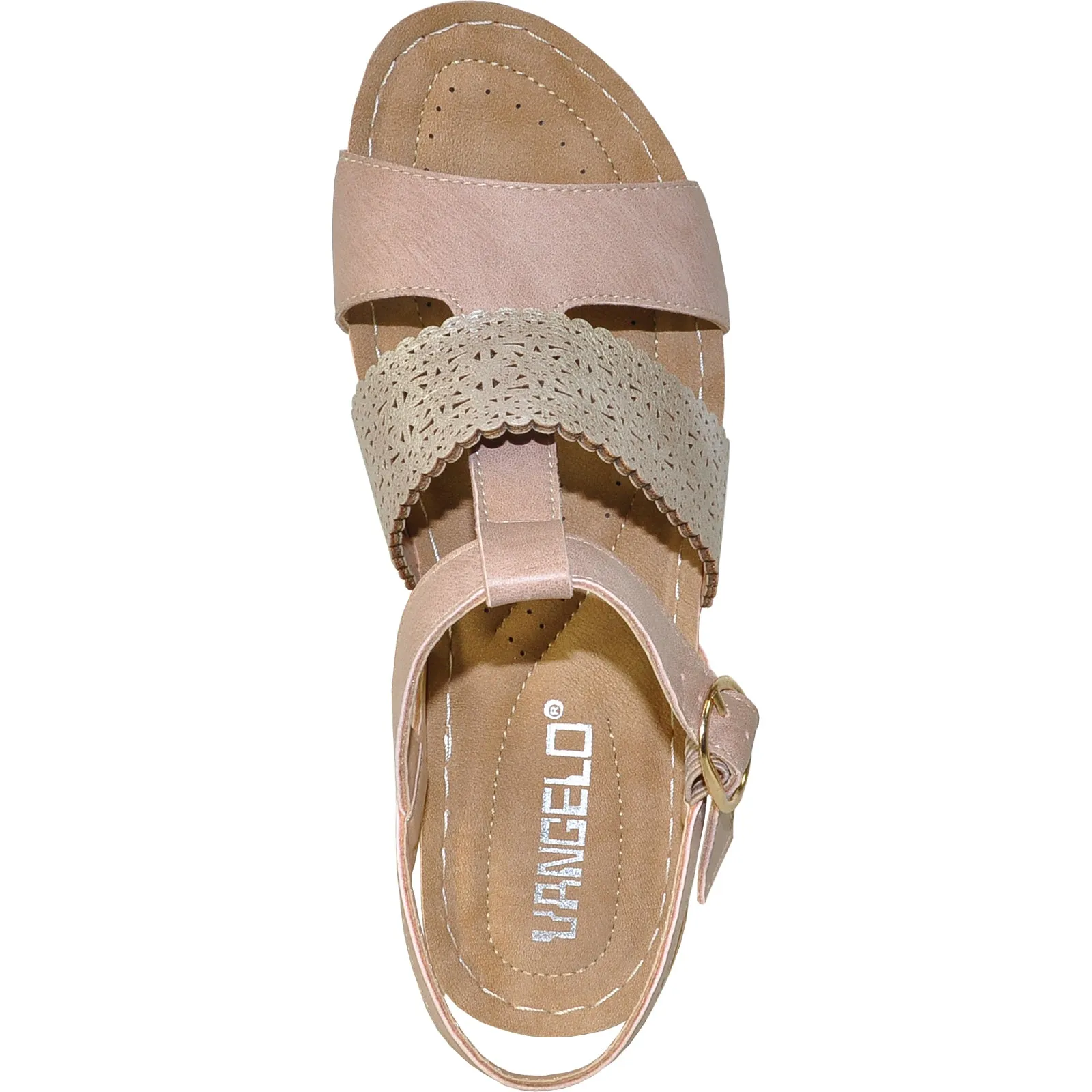 VANGELO Women Sandal FAITH Wedge Sandal Pink