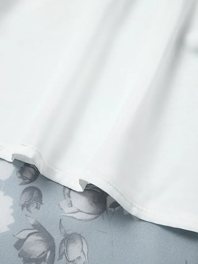 Women's Casual Dress Swing Dress Floral Dress Chiffon Long Dress Maxi Dress Green Blue Light Blue Short Sleeve Floral Ruffle Spring Summer V Neck Fashion Daily Date Vacation 2023 S M L XL XXL 3XL